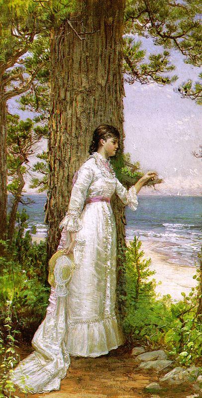 Alfred Thompson Bricher Under The Seaside Tree oil painting image